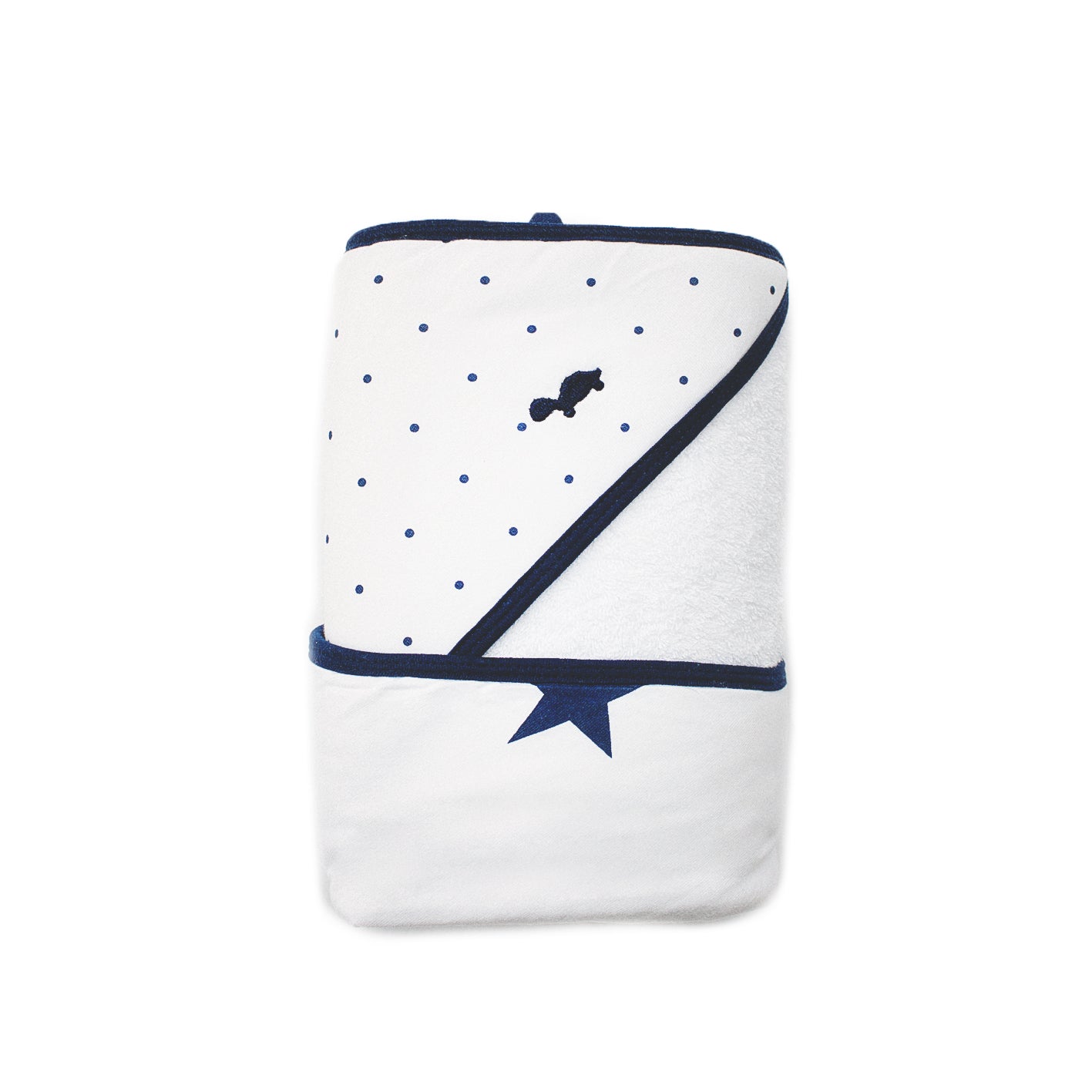 Little Turtle Baby, Hooded Towel, Soft on babies` skin, 100% Cotton Terry towelling and Cotton Jersey Towelling lined hood for extra comfort and absorbency, Traditional square style; size – 80cm x 80cm