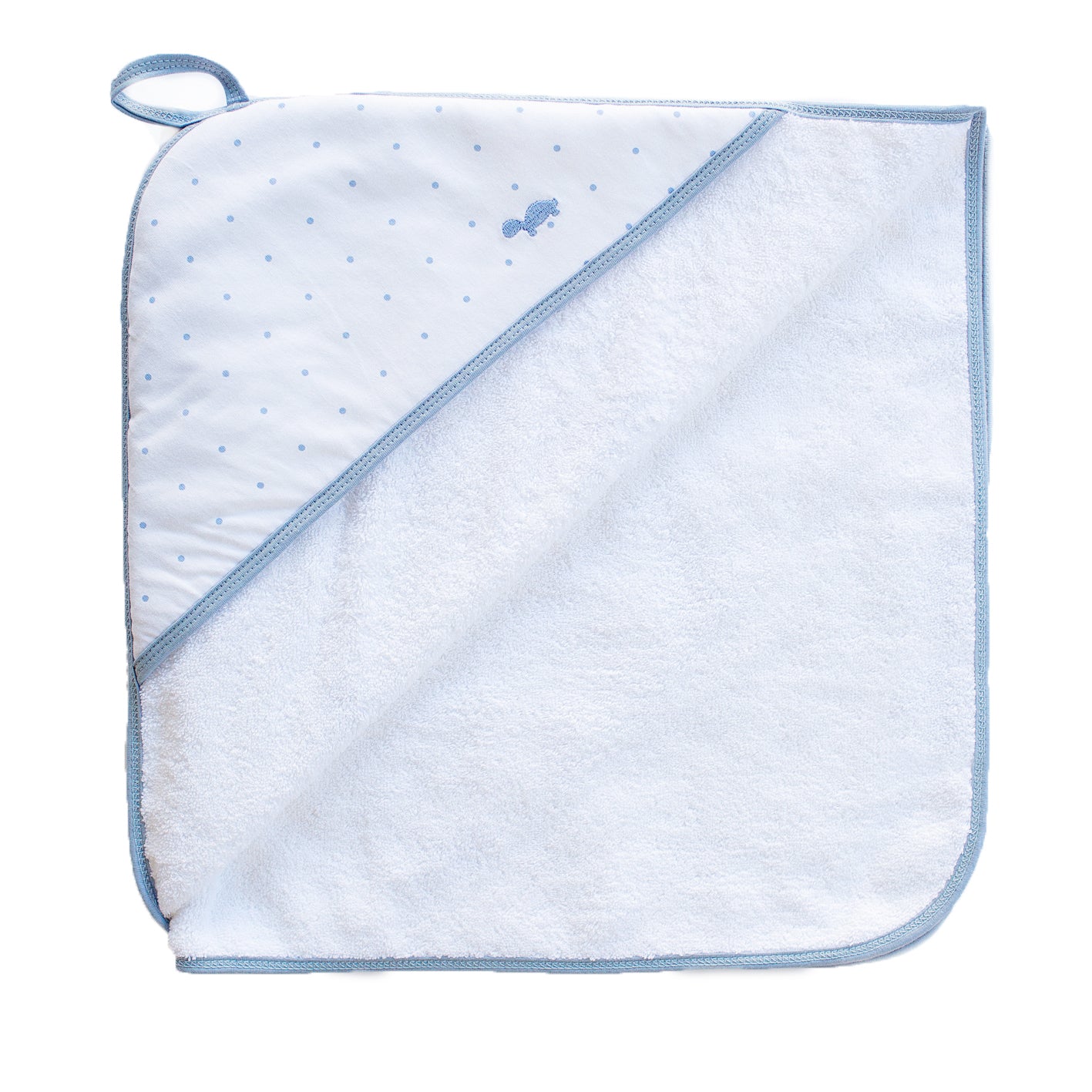 Little Turtle Baby, Hooded Towel, Soft on babies` skin, 100% Cotton Terry towelling and Cotton Jersey Towelling lined hood for extra comfort and absorbency, Traditional square style; size – 80cm x 80cm