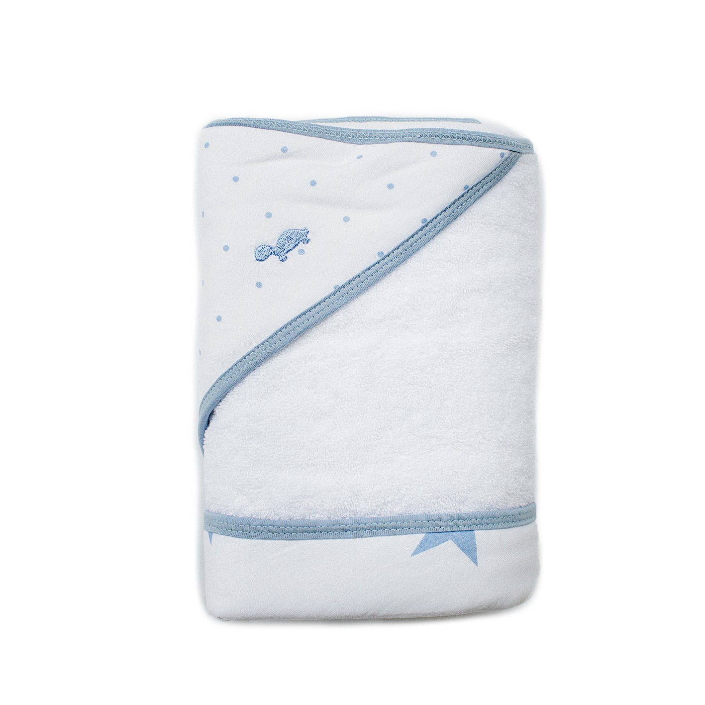 Little Turtle Baby, Hooded Towel, Soft on babies` skin, 100% Cotton Terry towelling and Cotton Jersey Towelling lined hood for extra comfort and absorbency, Traditional square style; size – 80cm x 80cm