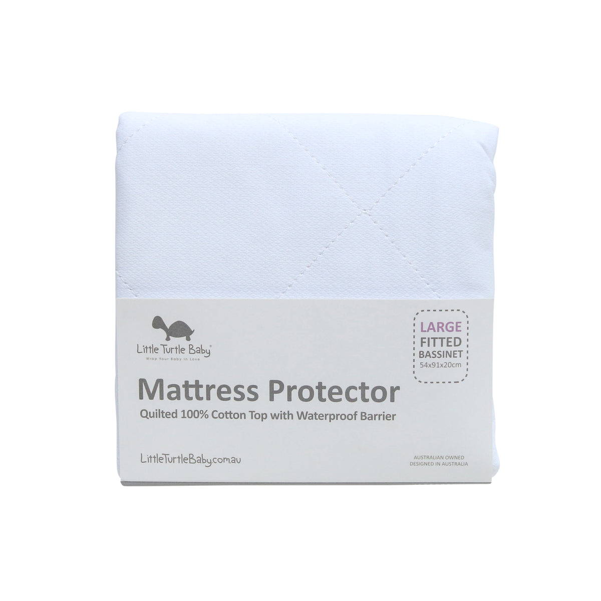 LARGE RECTANGLE Bassinet - Fitted Mattress Protector